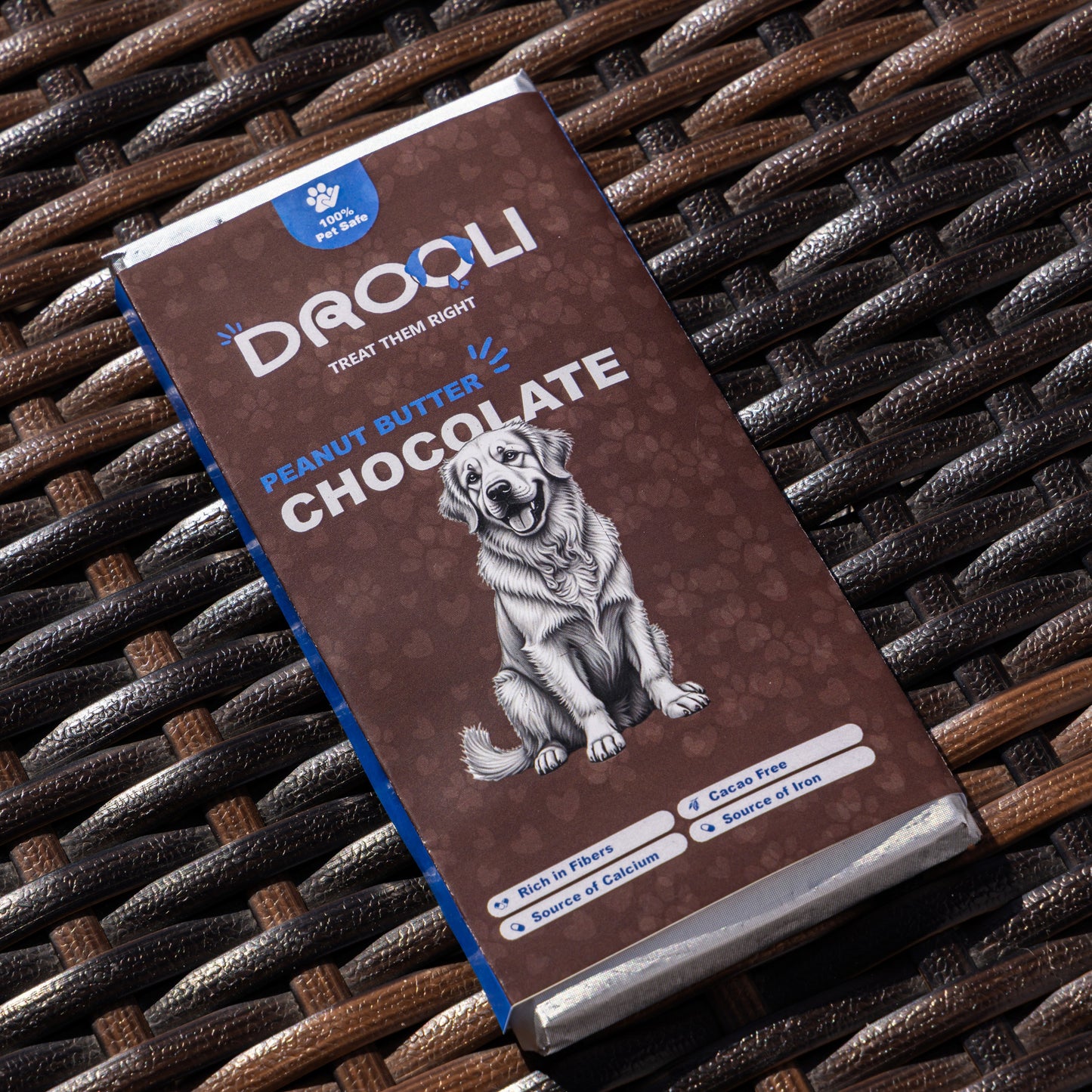 Drooli™ Peanut Butter Chocolate Bar