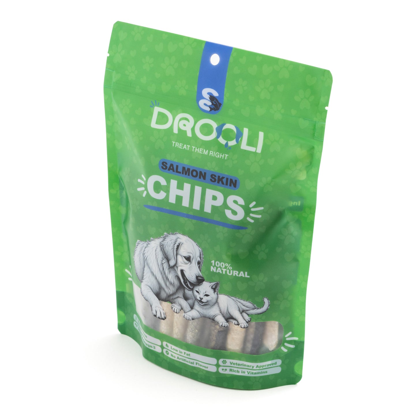 Drooli™ Salmon Skin Chips