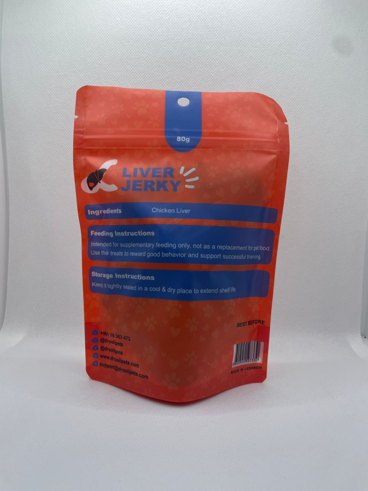 Drooli™ Liver Jerky