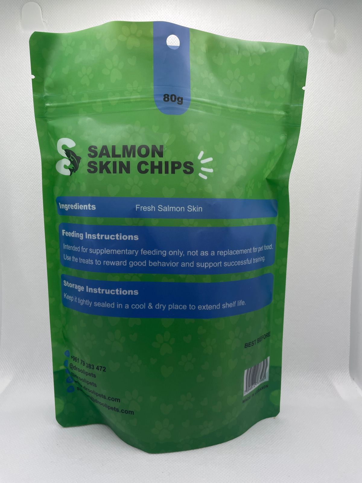 Drooli™ Salmon Skin Chips